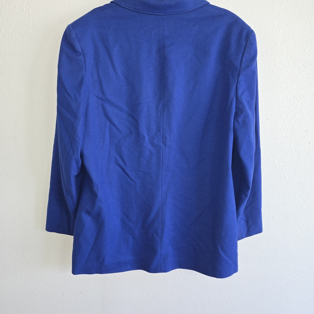 Pendleton Vintage Royal Blue Single-Button Blazer… - image 2